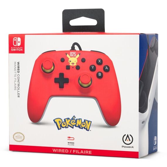 PowerA Wired Controller - Laughing Pikachu / Nintendo Switch | Techbox