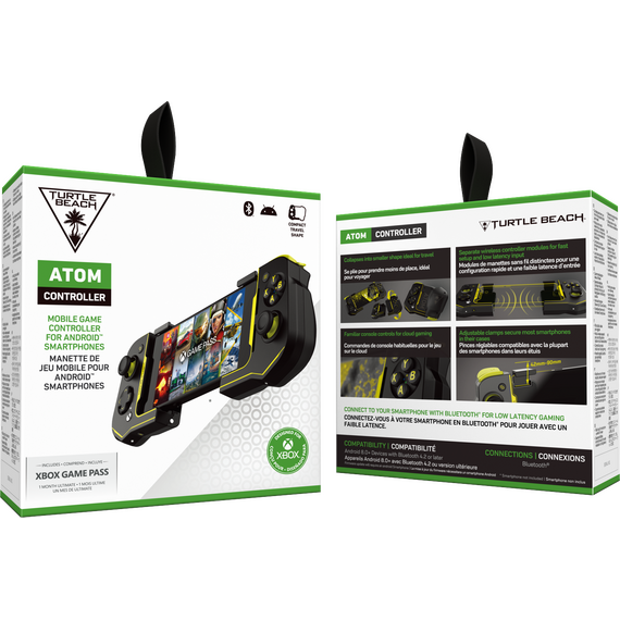 Turtle Beach Atom Controller - Black/Yellow Android / Xbox Series X | Techbox