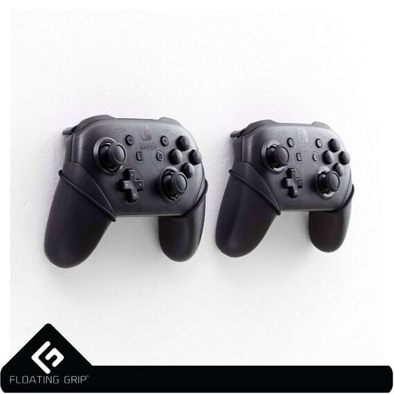 Nintendo Switch Pro Controller wall mount by FLOATING GRIP®, Black / Nintendo Switch |  Techbox