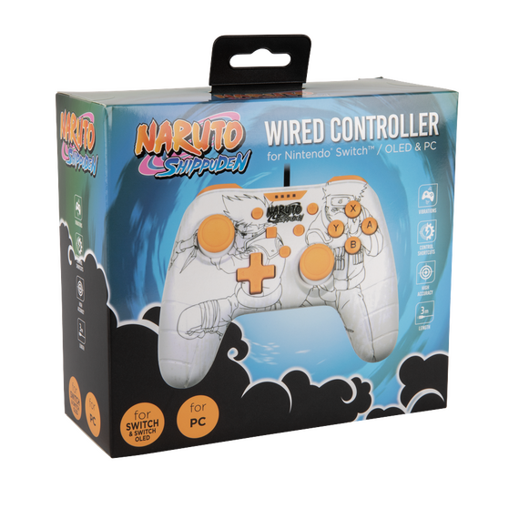 Konix Naruto Wired Switch/Pc Gamepad White / Nintendo Switch - Nintendo Switch Accessories - Accessories for Consoles - Techbox