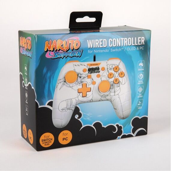 Konix Naruto Wired Switch/Pc Gamepad White / Nintendo Switch - Nintendo Switch Accessories - Accessories for Consoles - Techbox