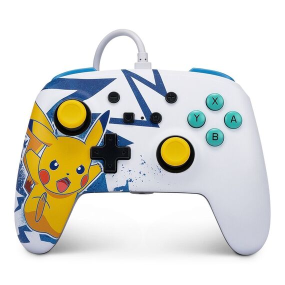 PowerA NSW ENH Wired Controller - Pikachu High Voltage / Nintendo Switch | Techbox