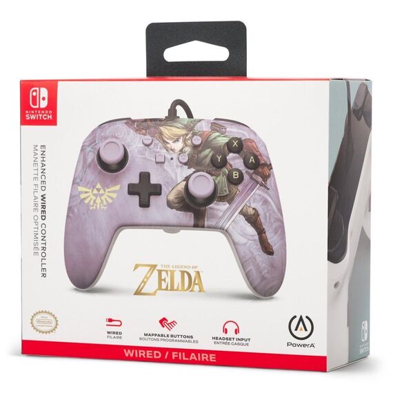 PowerA Enhanced Wired Controller for Nintendo Switch - Valiant Link / Nintendo Switch | Techbox