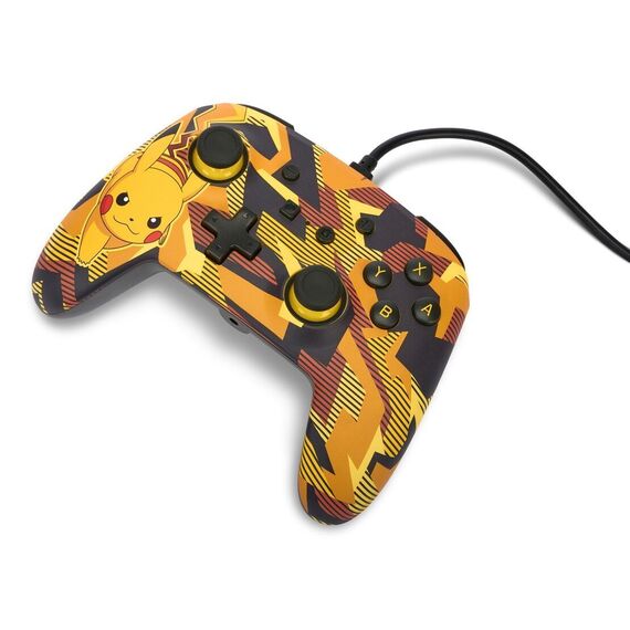 PowerA Enhanced Wired Controller - Nintendo Switch - Camo Storm Pikachu / Nintendo Switch | Techbox