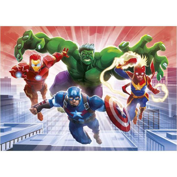 Marvel Avengers glowing puzzle 104pcs |  Techbox