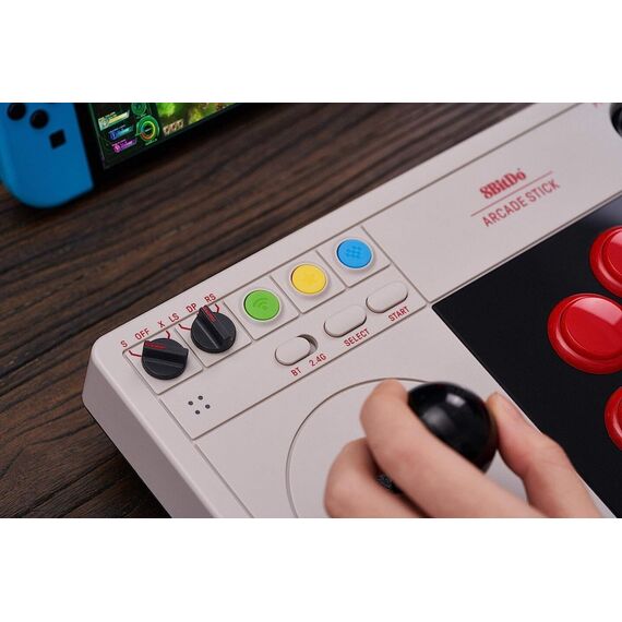 8BitDo Arcade Stick 2.4G PC & NS / Nintendo Switch - Nintendo Switch Accessories - Accessories for Consoles - Techbox