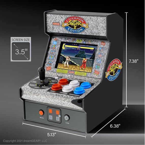 MY ARCADE - Street Fighter 2 Champion Edition Micro Player 7,5 / Video Games and Consoles - Consoles - Gaming - Techbox