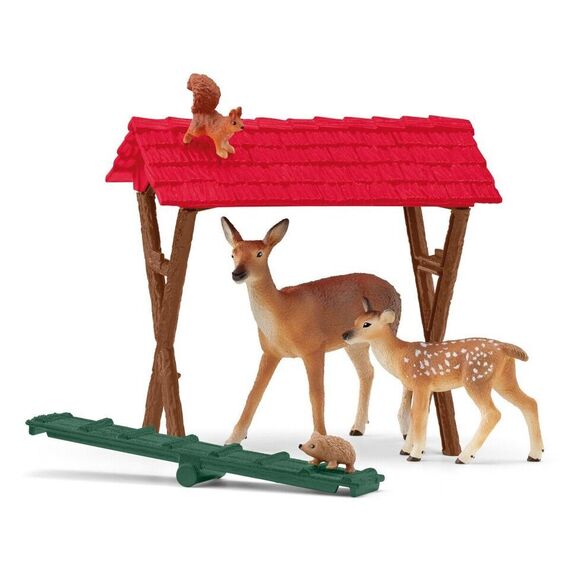 Schleich - Farm World - Feeding The Forest Animals (42658) / Toys
