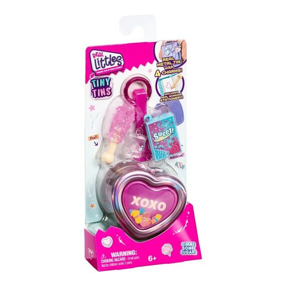 Real Littles Tiny Tins, Real Metal Tin With 4 Charms, Includes Real Working Stationery (30496) / Toys |  Techbox