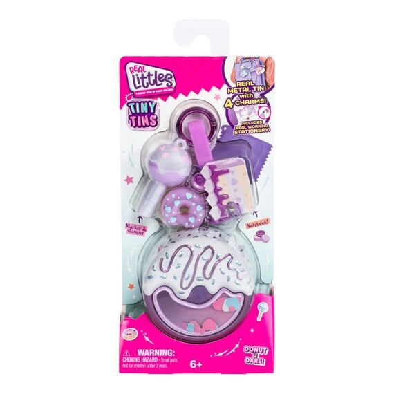 Real Littles Tiny Tins, Real Metal Tin With 4 Charms, Includes Real Working Stationery (30496) / Toys |  Techbox