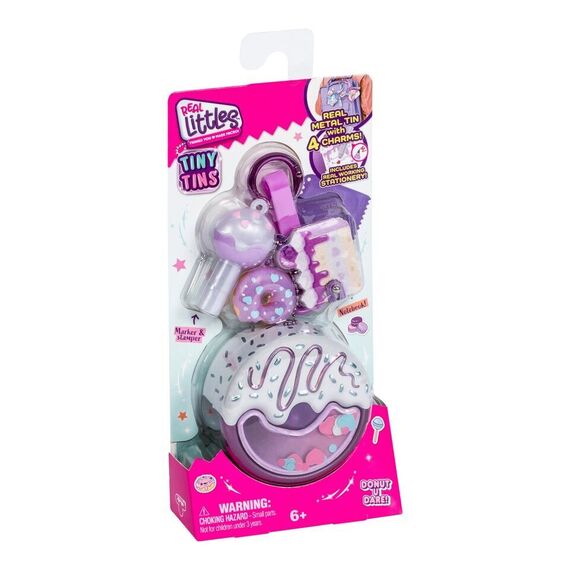 Real Littles Tiny Tins, Real Metal Tin With 4 Charms, Includes Real Working Stationery (30496) / Toys |  Techbox