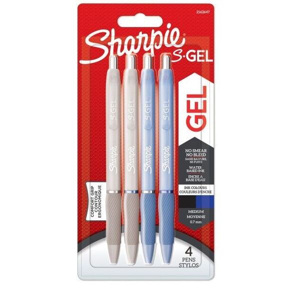 Sharpie - S-Gel Pens Medium Point - Frost Blue & White Pearl Barrels (2162647) / Toys - Αταξινόμητα -  - Techbox