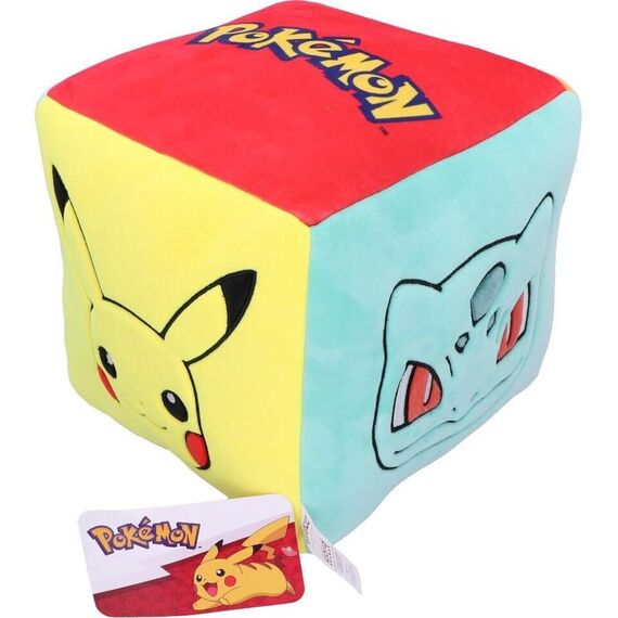 Pokémon Starter Cube Cushion 25cm / Fan Shop and Merchandise - Merchandise Linens - Various - Techbox
