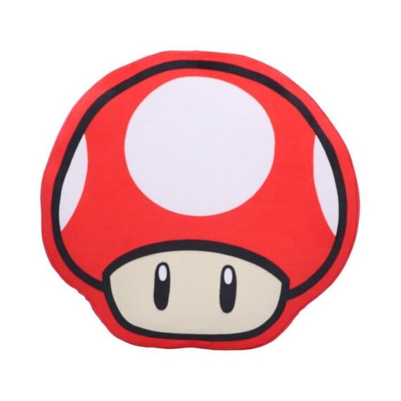 Super Mario Mushroom Cushion 40cm / Fan Shop and Merchandise - Merchandise Linens - Various - Techbox