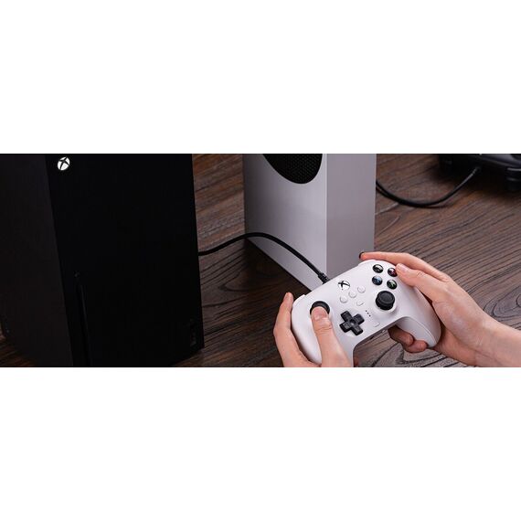 8BitDo Ultimate Wired Controller for Xbox Hall Ed/ White / Xbox Series X - S Accessories - Series X - Techbox