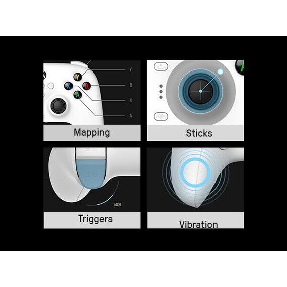 8BitDo Ultimate Wired Controller for Xbox Hall Ed/ White / Xbox Series X - S Accessories - Series X - Techbox