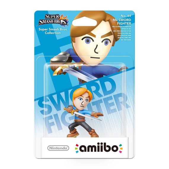 Nintendo Amiibo Figurine Mii Sword Fighter / Wii U | Techbox