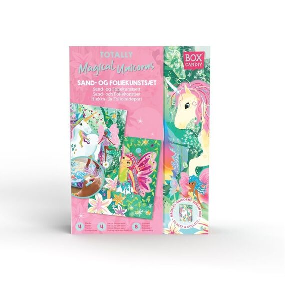 BOX CANDIY - Sand and Foil Art - Totally Magical Unicorns - (BC-1921) / Toys
