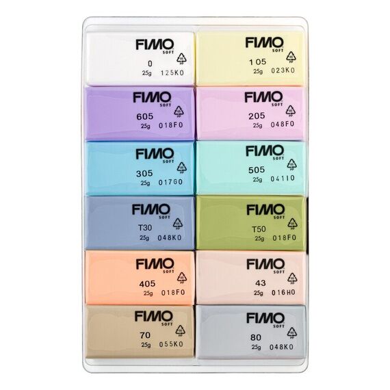 FIMO - Soft Set 12x25g - Pastel (8023 C12-3) / Toys