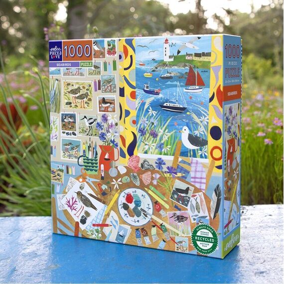 eeBoo - Puzzle 1000 pcs - Seabirds - (EPZTSAB) / Toys |  Techbox