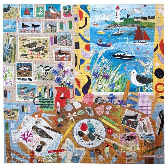 eeBoo - Puzzle 1000 pcs - Seabirds - (EPZTSAB) / Toys |  Techbox