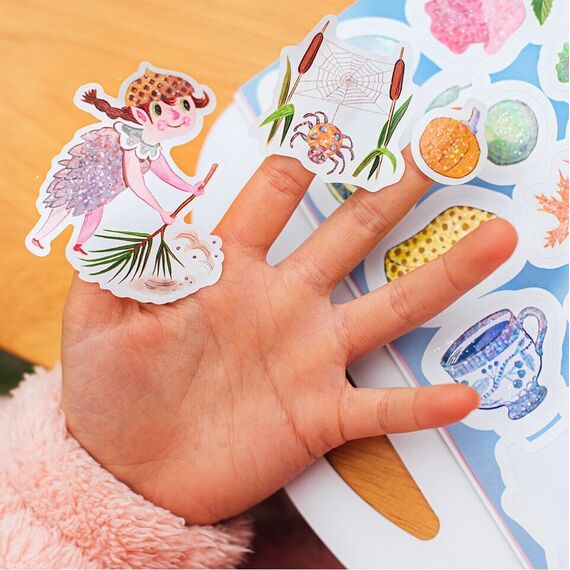 eeBoo - Sticker Book - Magical Creatures - (ESTKMAG) / Toys