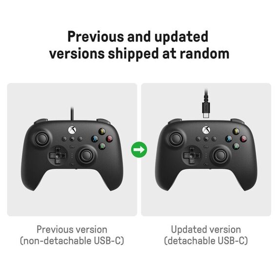 8BitDo Ultimate Wired Controller for Xbox Hall Ed/Black / Xbox Series X - S Accessories - Series X - Techbox
