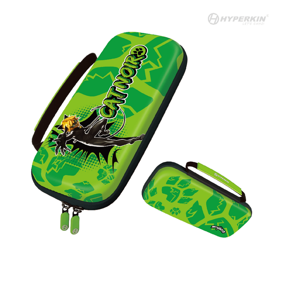 Hyperkin Official Miraculous Hard Case - Switch/Oled/Lite (Cat Noir) / Nintendo Switch - Nintendo Switch Accessories - Accessories for Consoles - Techbox