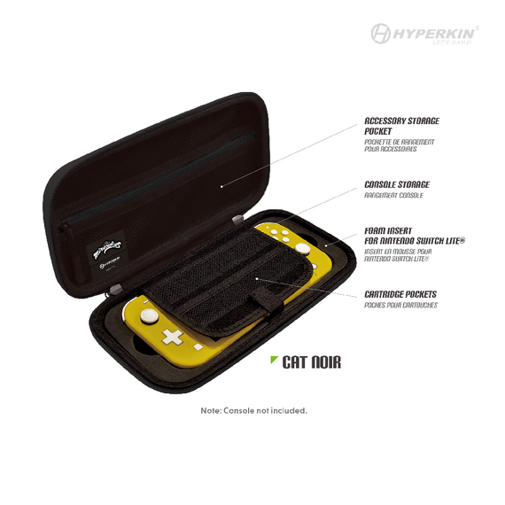 Hyperkin Official Miraculous Hard Case - Switch/Oled/Lite (Cat Noir) / Nintendo Switch - Nintendo Switch Accessories - Accessories for Consoles - Techbox