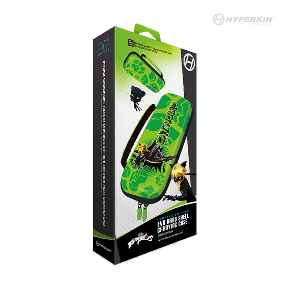 Hyperkin Official Miraculous Hard Case - Switch/Oled/Lite (Cat Noir) / Nintendo Switch - Nintendo Switch Accessories - Accessories for Consoles - Techbox