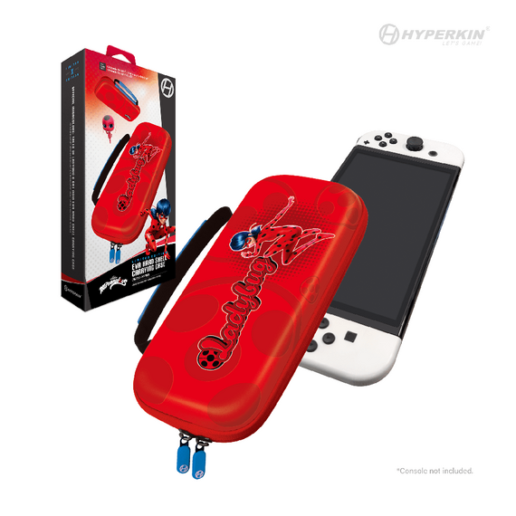 Hyperkin Official Miraculous Hard Case - Switch/Oled/Lite (Ladybug) / Nintendo Switch - Nintendo Switch Accessories - Accessories for Consoles - Techbox