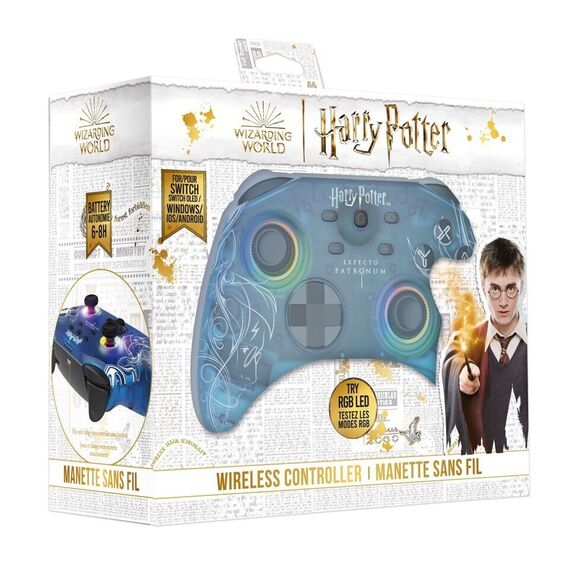 Trade Invaders Harry Potter Wireless Controller Green for Switch with 1M cable - Slytherin / Nintendo Switch | Techbox
