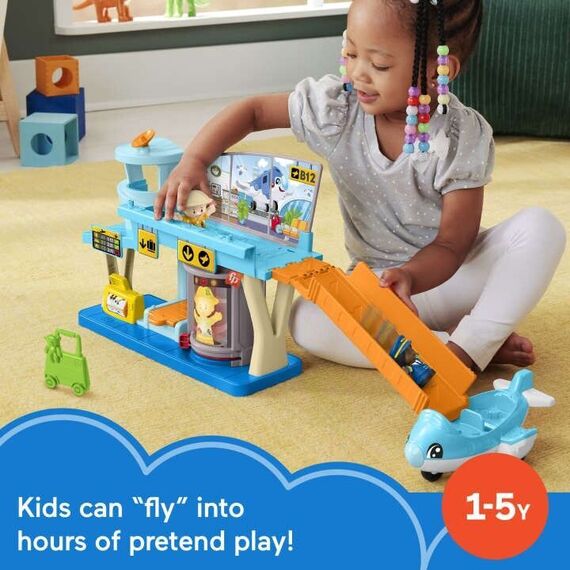 Fisher-Price Little People - Everyday Adventures AIrport Playset (HTJ26) / Toys