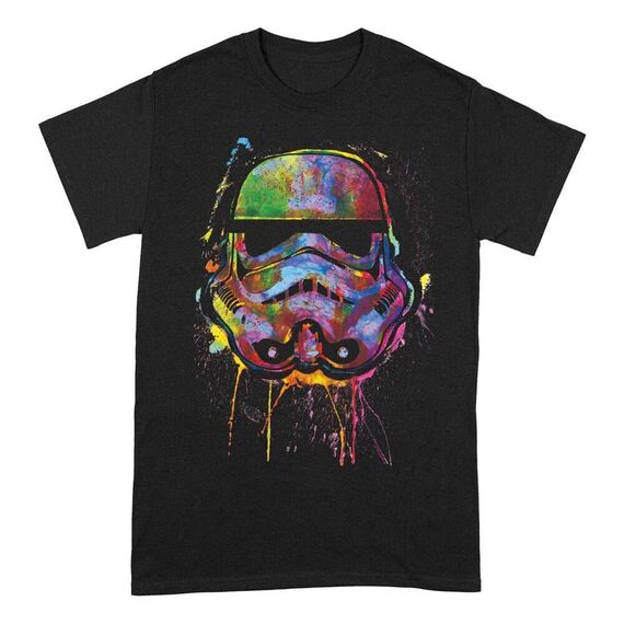 Star Wars T-Shirt Paint Splats Helmet Size L - Hoodies & Tshirts - Fashion - Techbox
