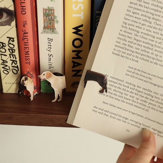 Magnetic Dog Bookmarks / Gadgets