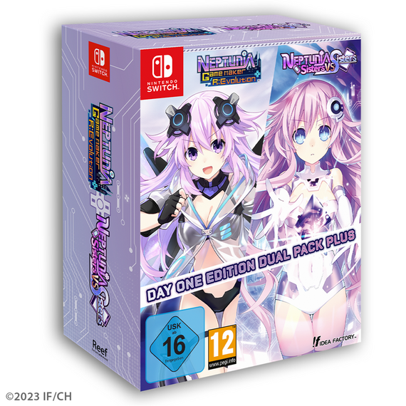 Neptunia Game Maker R:Evolution / Neptunia: Sisters VS Sisters (Day One Edition) (Dual Pack) / Nintendo Switch | Techbox