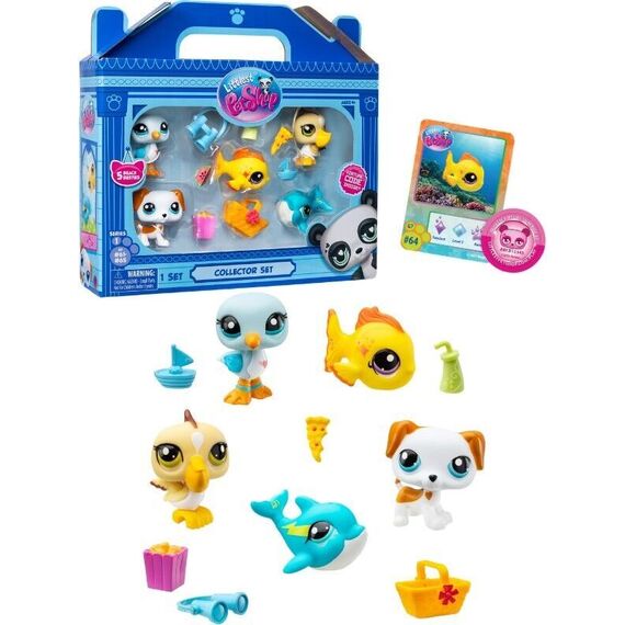 LITTLEST PET SHOP - BEACH BESTIES COLLECTORS 5 PK (00517) / Toys