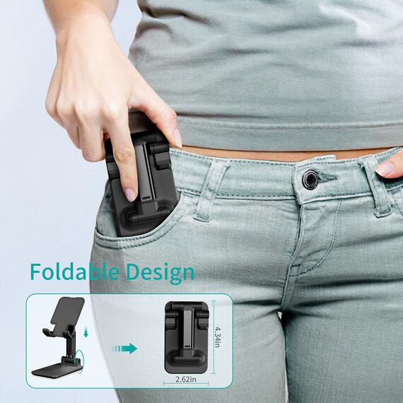 Choetech H88-BK foldable stand for a phone or tablet - black | Techbox