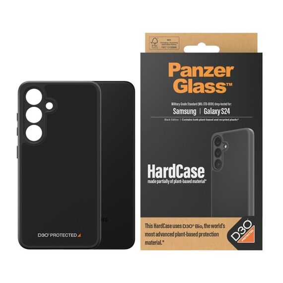 PanzerGlass - Hardcase with D3O Galaxy S24 Black / Electronics | Techbox