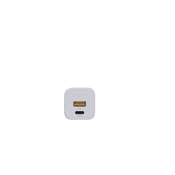 Xtorm - 20W GaN2 Ultra Home Charger USB-C PD/USB-A White / Electronics | Techbox