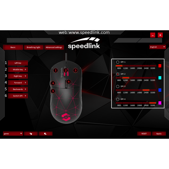 Speedlink - Corax Gaming Mouse - Black / Computers - Mice - Keyboards & Mice - Techbox
