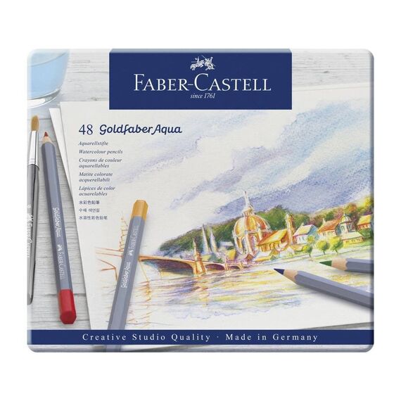 Faber-Castell - Goldfaber akvarel tin, 48 pc (114648) / Toys