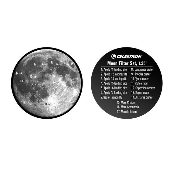 Celestron - Moon Filter Set 1,25 / Sport and Outdoor - Telescopy - Hobbies - Techbox