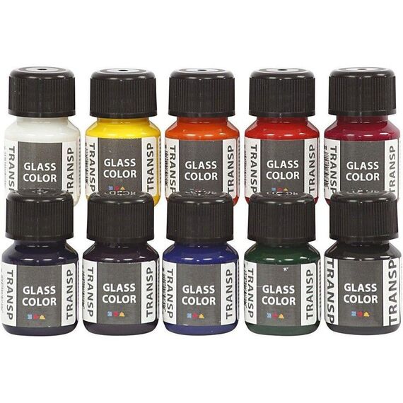 Glass Color - Transparent 10 x 35 ml (31680) / Toys - Αταξινόμητα -  - Techbox