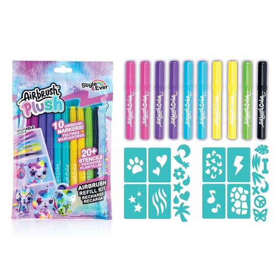 Airbrush Plush - Refill Kit 10 pens (256) / Toys