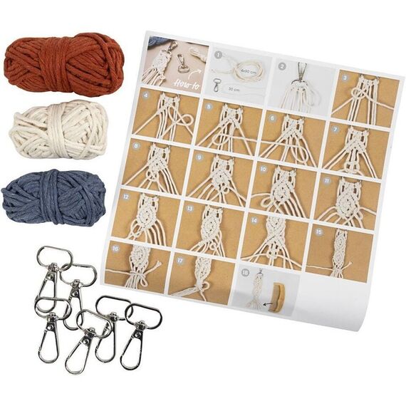 DIY Kit - Macramé - Key ring (977554) / Toys
