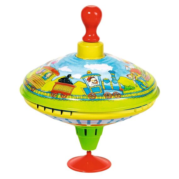 GOKI - Humming top with wooden handle train - (53058) / Toys - Αταξινόμητα -  - Techbox