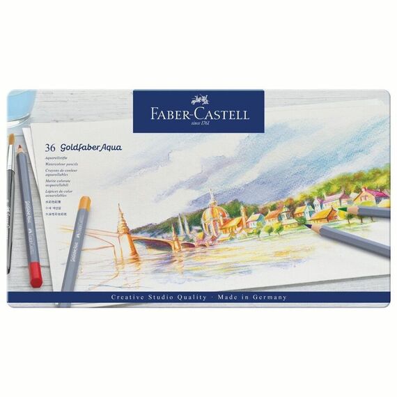 Faber-Castell - Goldfaber akvarel tin, 36 pc (114636) / Toys