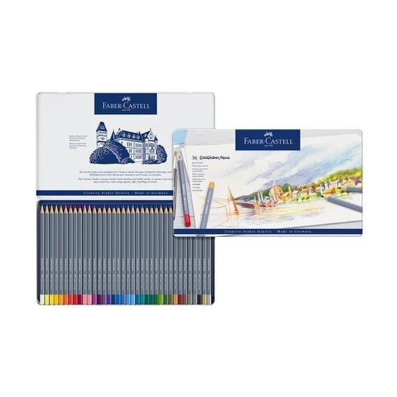 Faber-Castell - Goldfaber akvarel tin, 36 pc (114636) / Toys