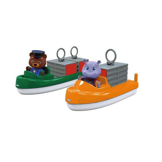AquaPlay - 2 container ships w/figures (8700000271) / Toys - Αταξινόμητα -  - Techbox